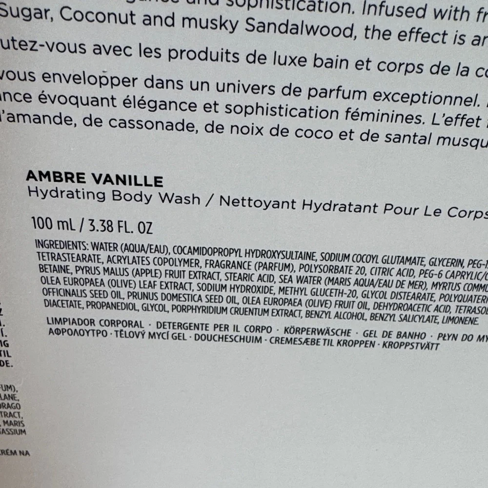 Laura Mercier Ambre Vanille Delicious and Decadent Trip Set NWT
